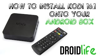 How to install Kodi 161 onto your Android BOX MXQ MXQ PRO M8S CS918 [upl. by Karlotte]