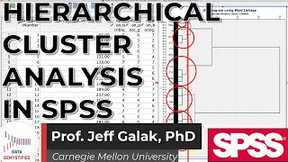 Hierarchical Cluster Analysis in SPSS SPSS Tutorial Video 29  Dendrogram [upl. by Suivatna991]