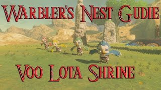 Recital at Warblers Nest Shrine Quest Guide Zelda Breath of The Wild [upl. by Anirtek937]