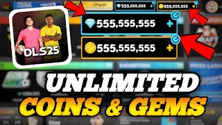 DLS 25 Hack  How to Get Unlimited Coins and Gems in Dream League Soccer 2025 iOS Android [upl. by Richmond530]