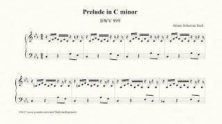 Bach Prelude in C minor BWV 999 [upl. by Eeneg]