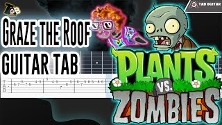 Graze the Roof Plants vs Zombies  Guitar Tab Tutorial [upl. by Amelia]