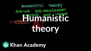 Humanistic theory  Behavior  MCAT  Khan Academy [upl. by Atims]