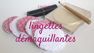 Coudre des lingettes démaquillantes [upl. by Irena950]