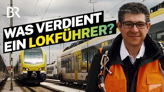 Kindheitstraum Lokführer Das verdient Jörg als Triebfahrzeugführer  Lohnt sich das  BR [upl. by Pirri]