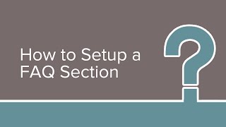 How to Setup FAQ Section on Your WordPress Website [upl. by Rosena]