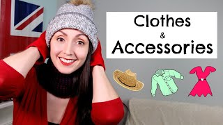 English Vocabulary Clothes And Accessories [upl. by Ardnuassak951]