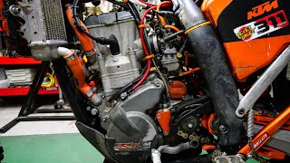 KTM 250EXC F Carburetor Settings [upl. by Ydospahr]