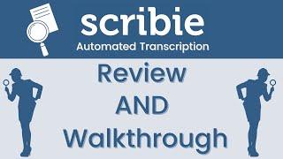 Scribie Automated Transcription Review and Walkthrough [upl. by Anyehs]