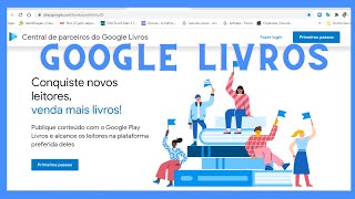 Como publicar um livro no Google Play  Publique um ebook no Google Livros [upl. by Euqinomahs758]