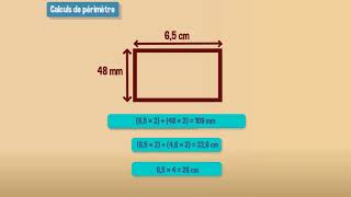 Géométrie  calculer le périmètre  CM2 [upl. by Marquardt269]