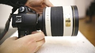 Weird lens reviews Samyang 800mm f8 Mirror amp 2x telecoverter with samples [upl. by Demaria]