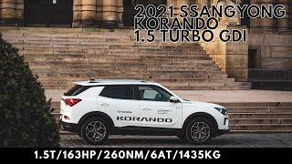 SsangYong Korando 2021  POV Test drive  acceleration  fuel consumption  0160kmh  0100kmh [upl. by Gnoh]