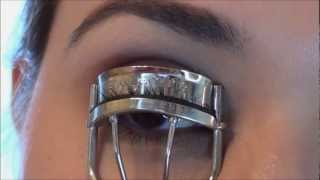 How To Curl Your Eyelashes  Perfect and Easy [upl. by Hudis]