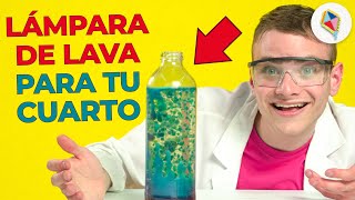 TUTORIAL 🔔 La manera MÁS FÁCIL de hacer una LÁMPARA DE LAVA  Pegamente [upl. by Ydassac]