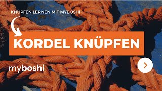 Eine Kordel knüpfen  myboshi [upl. by Nela]