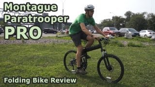 Montague Paratrooper Pro Folding Bike Review [upl. by Eilagam]