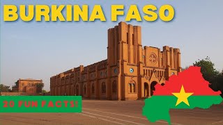 BURKINA FASO 20 Facts in 3 MINUTES [upl. by Elbam208]