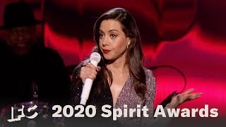 Aubrey Plazas Opening Monologue  2020 Spirit Awards [upl. by Loree791]