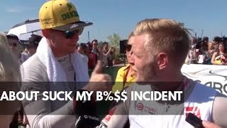 Kevin Magnussen talking about uck my ball incident [upl. by Yrailih398]