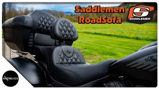 Saddlemen Road Sofa Review The Best Seat Upgrade For Touring  MOTOBLADE [upl. by Noramac]