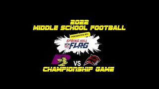 Middle School Football Championship Parrott vs Powell [upl. by Malony]