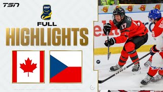 Canada vs Czechia FULL HIGHLIGHTS  World Juniors 2024 [upl. by Anik44]