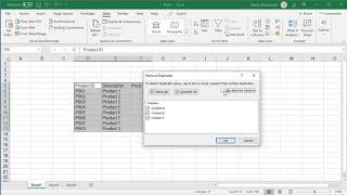 How to Remove Duplicate Rows in Excel  Office 365 [upl. by Ayetal]