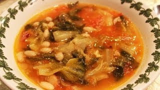 Escarole and Beans Recipe  OrsaraRecipes [upl. by Imtiaz]