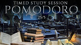 Defense Against the Dark Arts 📚 POMODORO Study Session 255  Harry Potter Ambience 📚 Focus amp Study [upl. by Rosella]