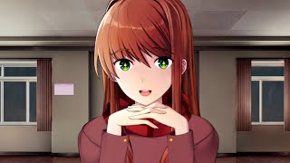 Revealing My Appearance to Monika  quotMonika After Storyquot Mod [upl. by Ecienaj]