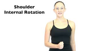 Shoulder Internal Rotation [upl. by Aicirt]