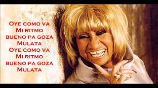 Celia Cruz Oye como va lyricsletra [upl. by Ahsina]