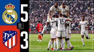 Real Madrid 53 Atlético de Madrid  HIGHLIGHTS  Spanish Super Cup [upl. by Jamila]