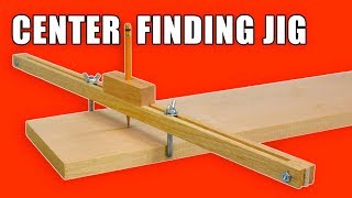 Adjustable Center Finder Jig  Centre Marking Jig [upl. by Caylor]