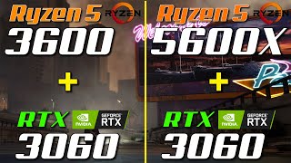 Ryzen 5 3600 vs Ryzen 5 5600X  RTX 3060  Will it Bottleneck [upl. by Norwood]