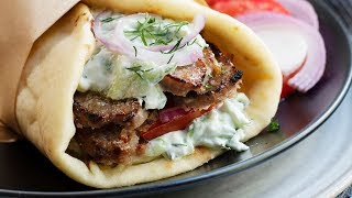 How to Make Homemade Gyro Meat With ground lamb or ground beef your choice [upl. by Irmina]