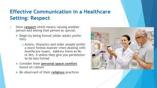 Basic Communication Techniques in Healthcare [upl. by Ecylahs]