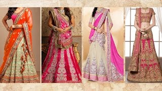 5 Gorgeous Ways To Wear Lehenga Saree amp Makeup  How To Wear Lehenga In Different Style to Look Slim [upl. by Nadaha819]