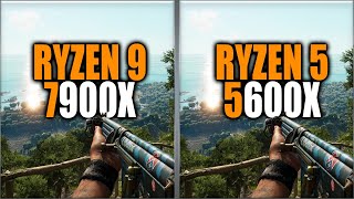 Ryzen 9 7900X vs Ryzen 5 5600X [upl. by Bedell]