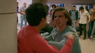 Cobra Kai Miguel vs Robby School Fight Scene [upl. by Ahcirt]