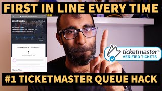 THE SECRET TO ALWAYS GETTING FIRST IN LINE FOR TICKETMASTER SMART QUEUE [upl. by Tniassuot]