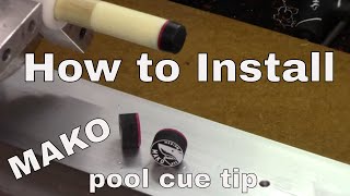 Replace Pool Cue Tip [upl. by Adiari]