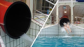 Cannon Ball  Short Tube Slide  Tikibad Duinrell Wassenaar [upl. by Tobe]