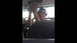 Student flips out on bus driver [upl. by Sida517]