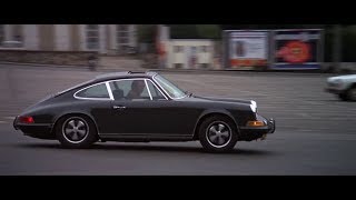 Steve McQueen driving Porsche 911S  Le Mans intro [upl. by Hgieleak]