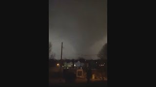 Nashville tornado caught on camera RAW VIDEO [upl. by Amo]