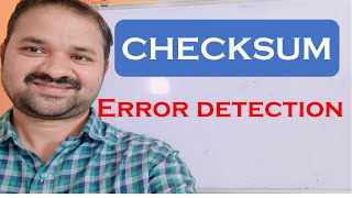 Checksum  Error Detection Technique [upl. by Sum]