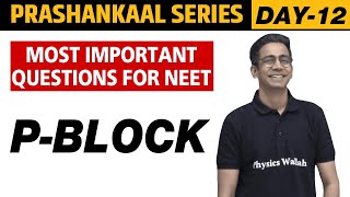 P BLOCK  Most Important Questions For NEET  Prashankaal Series [upl. by Natsud]