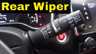 How To Use A Rear Windshield WiperDriving Lesson [upl. by Urson]